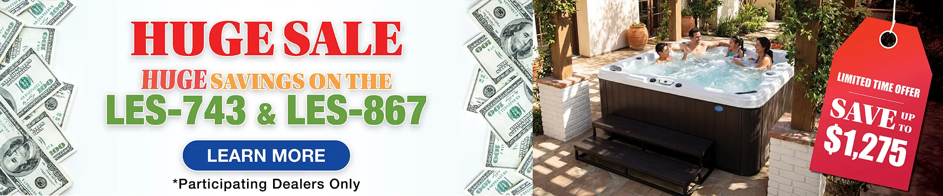 Calspas hot tub being used in a family setting - Olathe